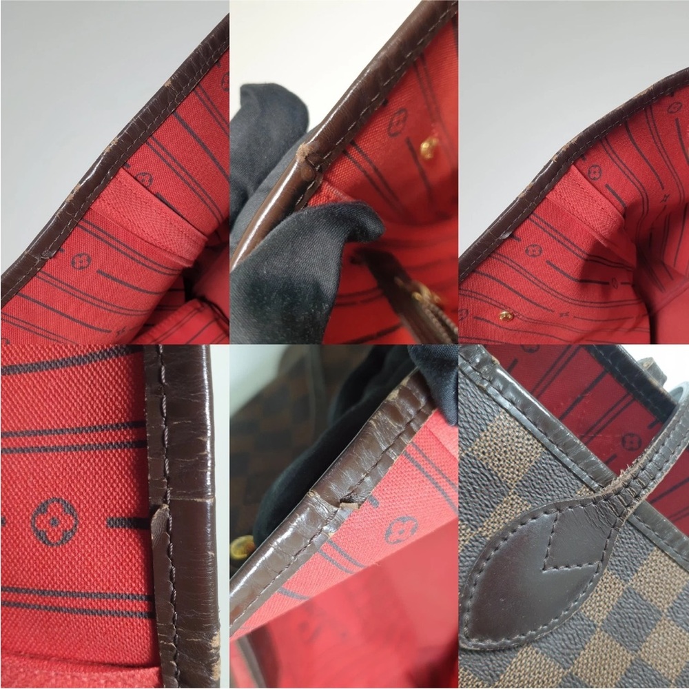 ✅AUTH✅LOUIS VUITTON NEVERFULL EBENE MM - Picture 11 of 14